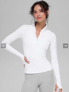 Alo Yoga Alosoft 1/2 Zip Rapid Pullover Never Worn Size M